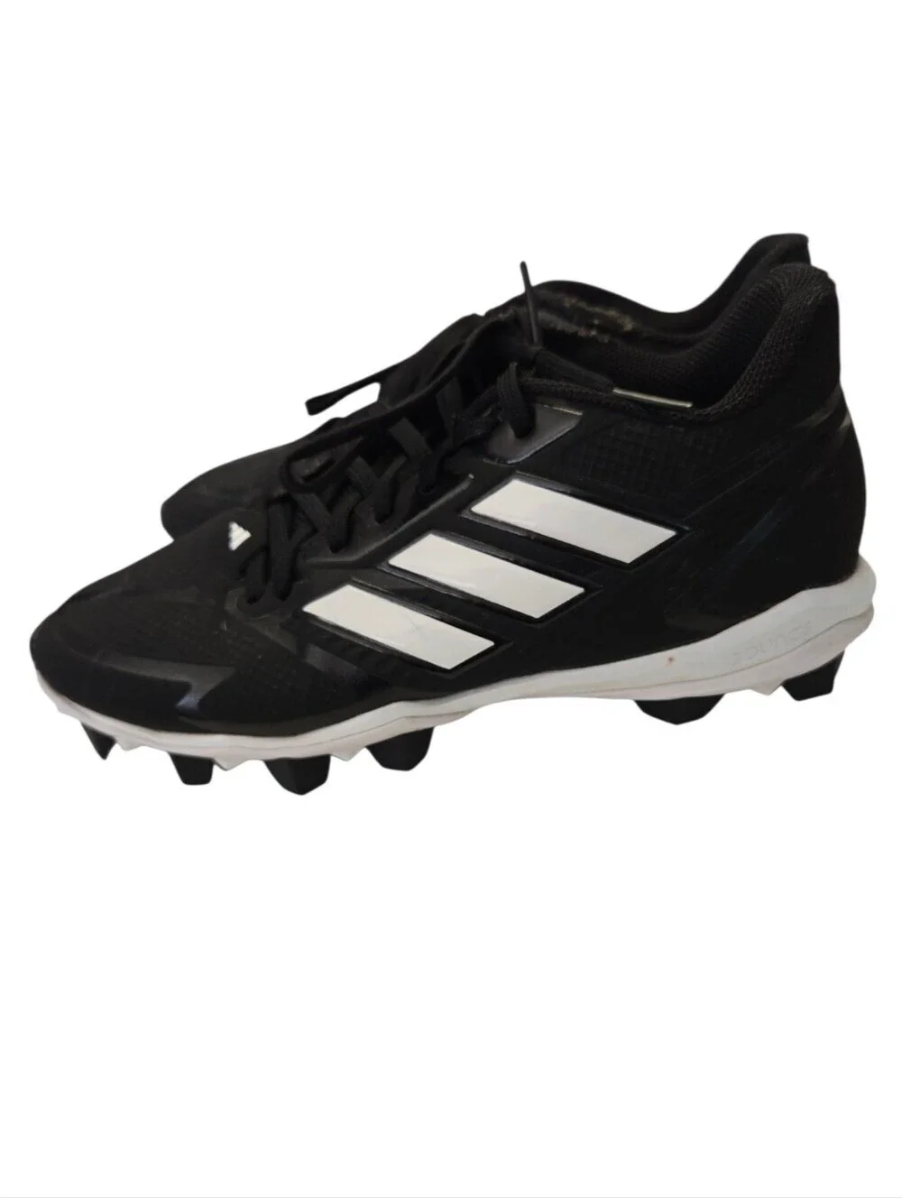 ⚾ Adidas Black Baseball Cleats | Men's US 7.5 | Bounce Midsole